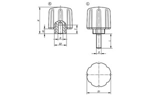 Spanngriffe ergonomisch